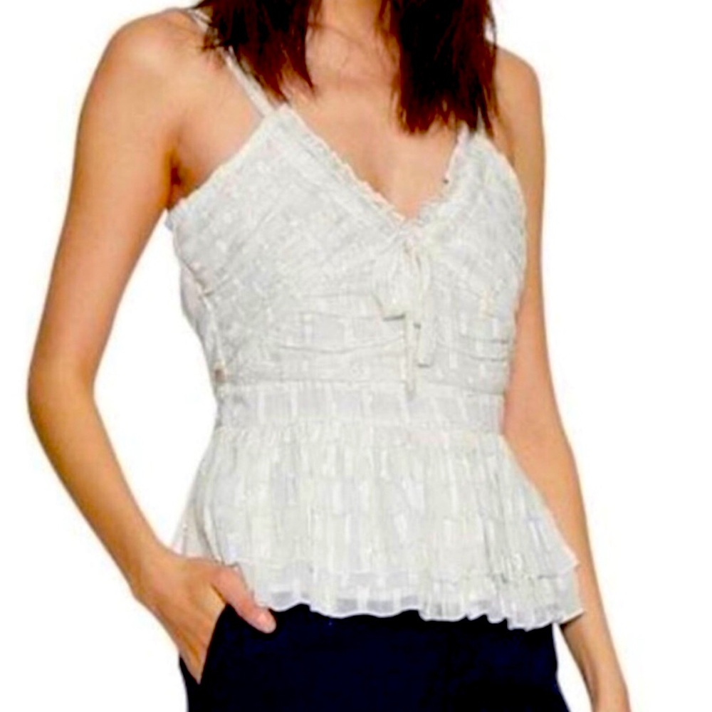 WALTER BAKER Dobson Lace Peplum Top